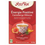Yogi Tea Énergie Positive Canneberge Hibiscus